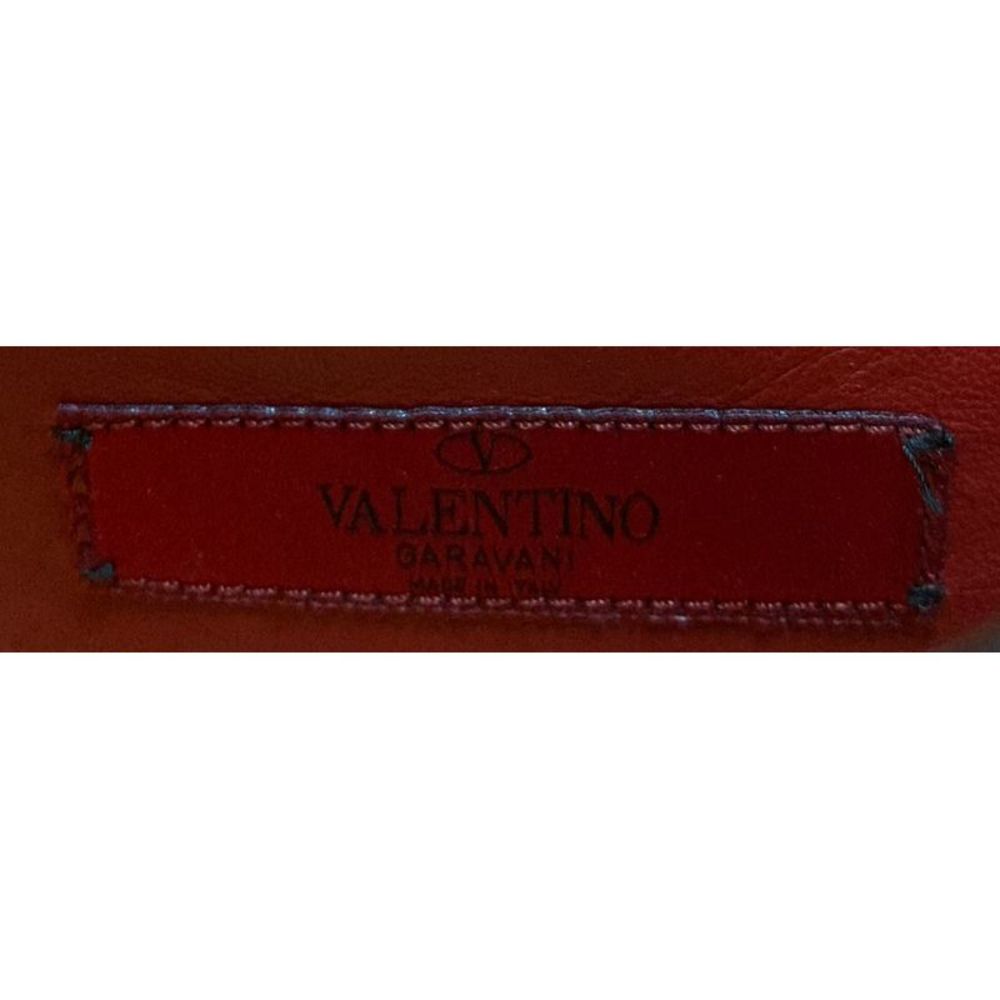 Valentino Garavani Rockstud Spike Flap Bag Quilted Patent Micro Orange - Picture 7 of 7
